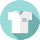 fashion, uniform, doctor, Clothes, Shirt LightBlue icon