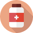 Healthcare And Medical, Health Clinic, medicine, medical, hospital, pills, Health Care DarkSalmon icon