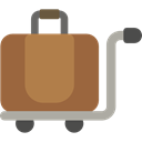 travelling, suitcase, luggage, travel, Tools And Utensils, baggage Sienna icon