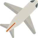 transportation, flight, airplane, Airport, Aeroplane, Plane, transport LightGray icon