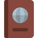 document, passport, travel, technology, identification, Identity Sienna icon