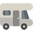summer, transport, transportation, Holidays, Caravan, vehicle, Trailer, Camping LightGray icon