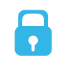 Lock MediumTurquoise icon