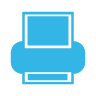 printer MediumTurquoise icon