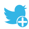 plus, twitter MediumTurquoise icon