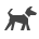 dog, Park DarkSlateGray icon