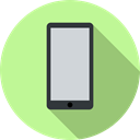 touch screen, Iphone, cellphone, technology, electronics, mobile phone, smartphone PaleGreen icon