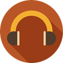 earphones, sound, Headphones, electronics, Audio, technology SaddleBrown icon