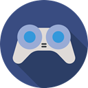 gamer, video game, game controller, Multimedia, gaming, joystick, gamepad, technology DarkSlateBlue icon