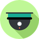 surveillance, technology, cctv, electronics, security, security camera PaleGreen icon