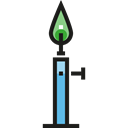 lab, Chemistry, education, laboratory, Tools And Utensils, science, miscellaneous, Burner, chemical Black icon