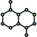 Formula, interface, education, Molecule, Chemistry, chemical Black icon