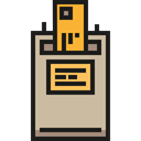 Postal, urban, Communications, mail, Mailbox Black icon