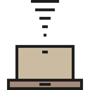 electronic, computing, Computer, Laptop, technology Black icon