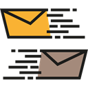 mails, envelope, mail, Multimedia, envelopes, Message, interface, emails, Email, Communications Black icon