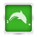 dolphin LimeGreen icon