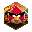 spacepng, bird, Angry Black icon