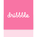 dribbble, Alt, Mirror HotPink icon