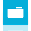 Folder, Blank, Mirror DarkTurquoise icon