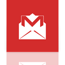 Alt, gmail, Mirror Crimson icon