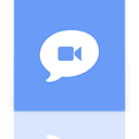 ichat, mac, Mirror CornflowerBlue icon