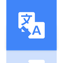 Mirror, Translate, google DodgerBlue icon