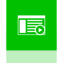 Mirror, Autoplay Lime icon