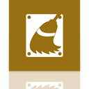 Cleanup, Mirror, Disk Olive icon