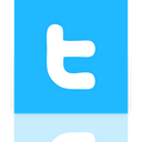 Mirror, twitter, Alt DeepSkyBlue icon