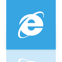 internet, Explorer, Mirror DodgerBlue icon