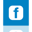 Facebook, Mirror, Alt DarkCyan icon