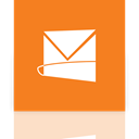 Live, Mirror, Hotmail DarkOrange icon