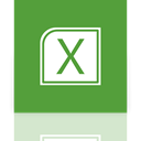 Excel, Mirror, Alt OliveDrab icon