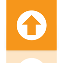 Mirror, Center, office, Ms, upload DarkOrange icon