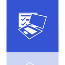 mobility, Center, Mirror, window RoyalBlue icon