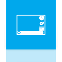 Mirror, gadget DeepSkyBlue icon