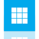 group, Mirror DeepSkyBlue icon