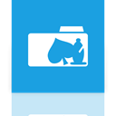 Game, Mirror, Folder DodgerBlue icon