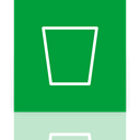 Empty, Bin, recycle, Mirror, Alt ForestGreen icon