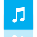 Mirror, music DeepSkyBlue icon