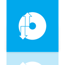 backup, Mirror, Restore DeepSkyBlue icon