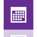 Calendar, Mirror DarkSlateBlue icon
