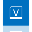 Alt, Mirror, visio DarkCyan icon