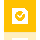 task, Mirror, google Gold icon