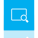 Magnifier, Mirror DeepSkyBlue icon