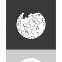 wikipedia, Alt, Mirror DarkSlateGray icon