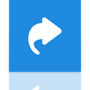 Mirror, shortcut DodgerBlue icon