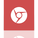 Alt, chrome, Mirror, google IndianRed icon