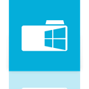 window, Folder, Mirror DarkTurquoise icon