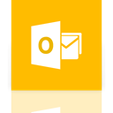 Mirror, outlook Orange icon